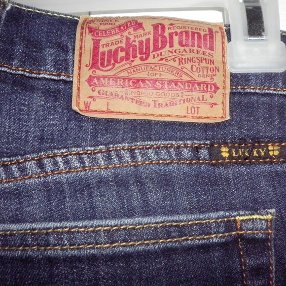 Lucky Brand Dark Jeans Size 4/27 - Picture 1 of 5